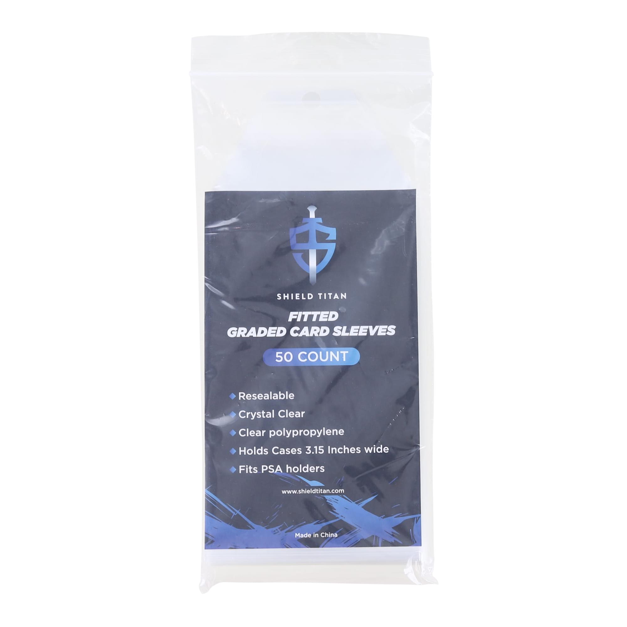 Shield Titan Semi-Rigid Trading Card Holders | 3.15 Inches | 50 ct