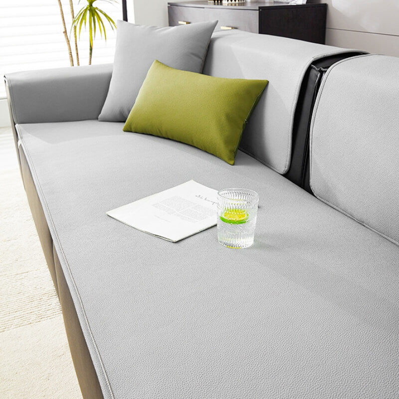 Waterproof Technical Fabric Furniture Protector Couch Cover, Light Grey - 27.6*35.4 in(1 pc)