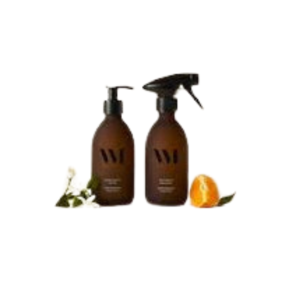 WhatMatters Duo Maison - Multi-Surface Orangenblüte BIO 290ml + Geschirrspülmittel Orangenblüte BIO 290ML