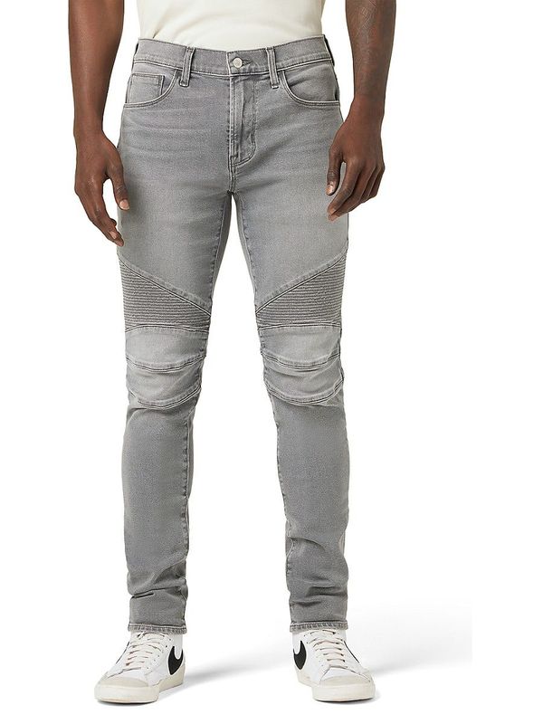 Hudson Men's Ethan Skinny Biker Jeans - Grey - 33
