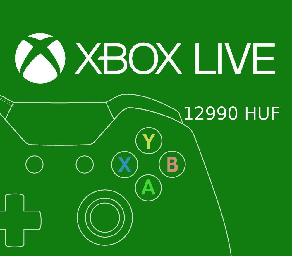XBOX Live 12990 HUF Prepaid Card HU