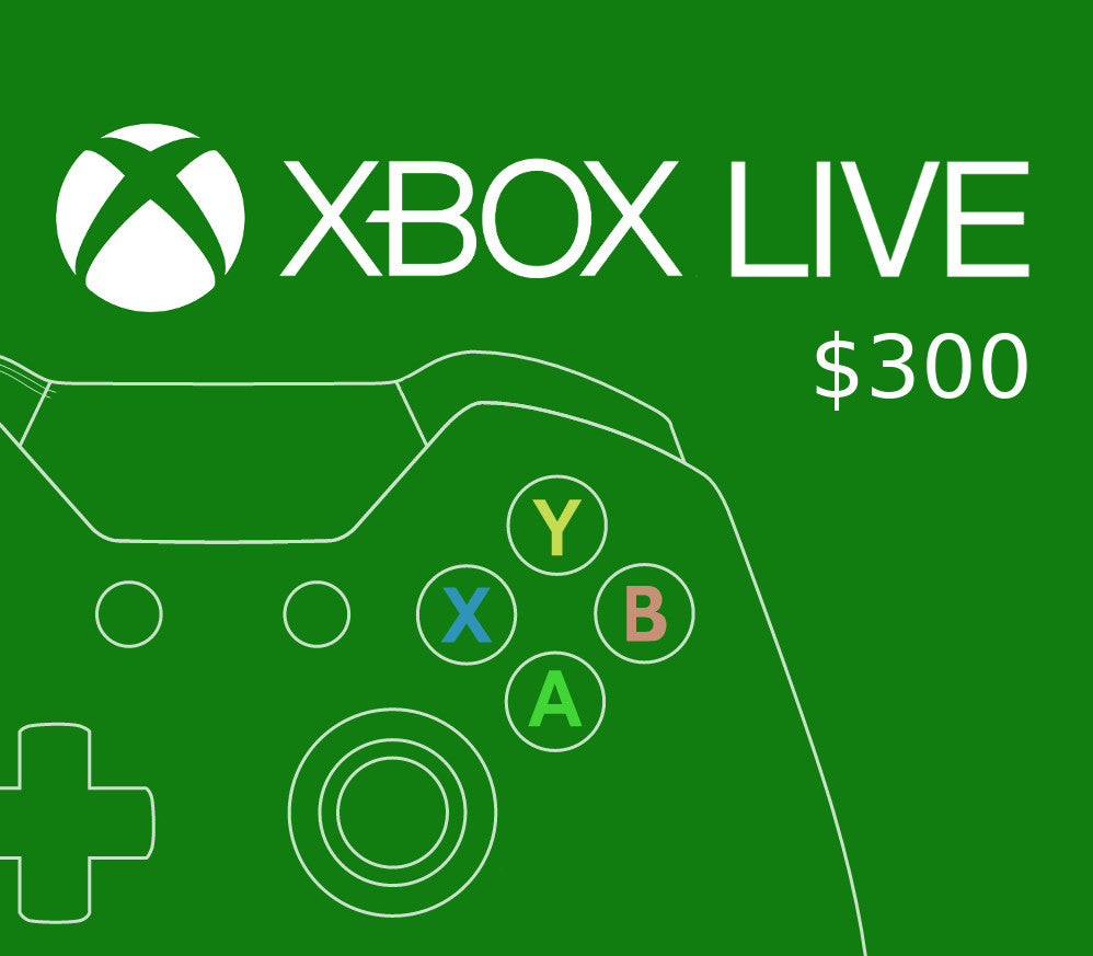 XBOX Live $300 Prepaid Card MX