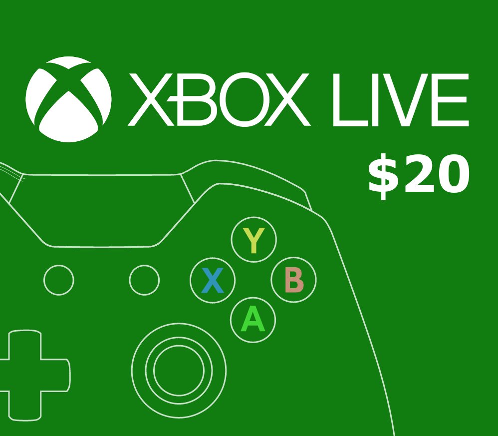 XBOX Live $20 Prepaid Card SG