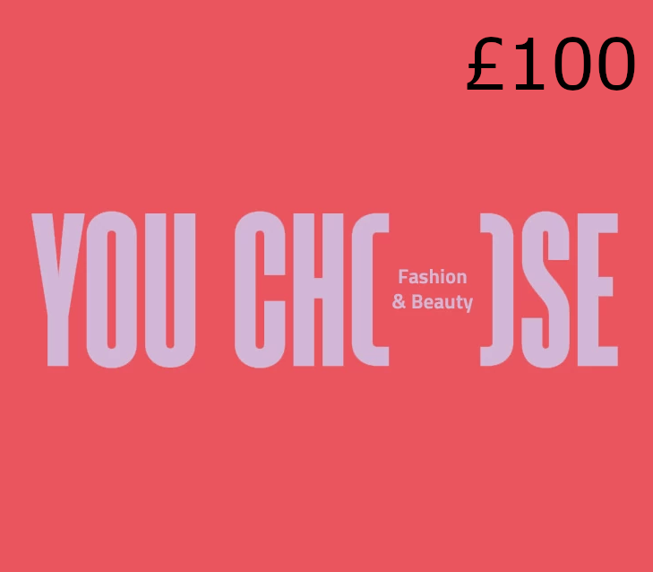 YouChoose Fashion & Beauty Digital £100 Gift Card UK