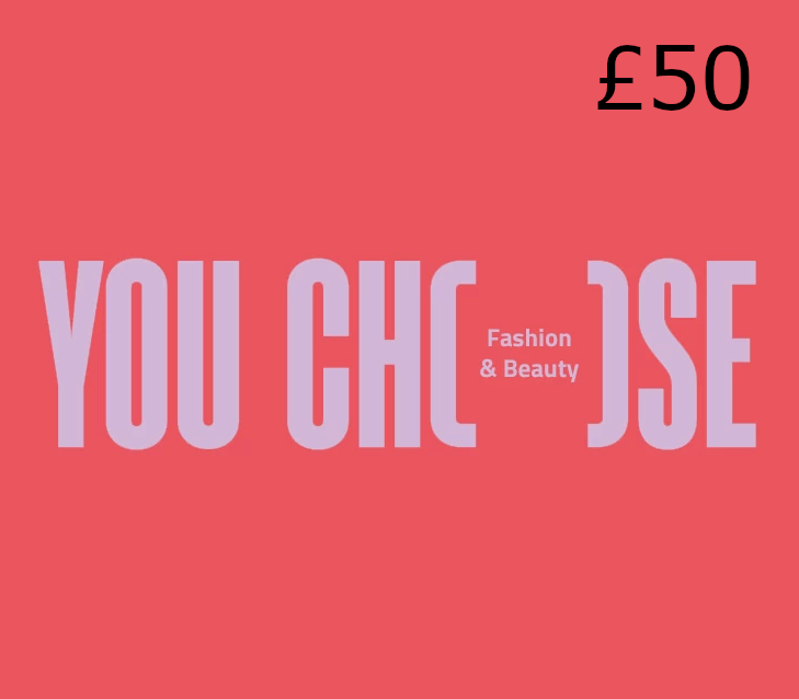 YouChoose Fashion & Beauty Digital £50 Gift Card UK