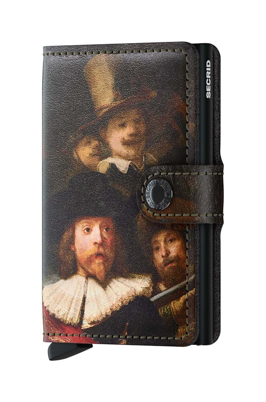 Usnjena denarnica Secrid Miniwallet Art Night Watch