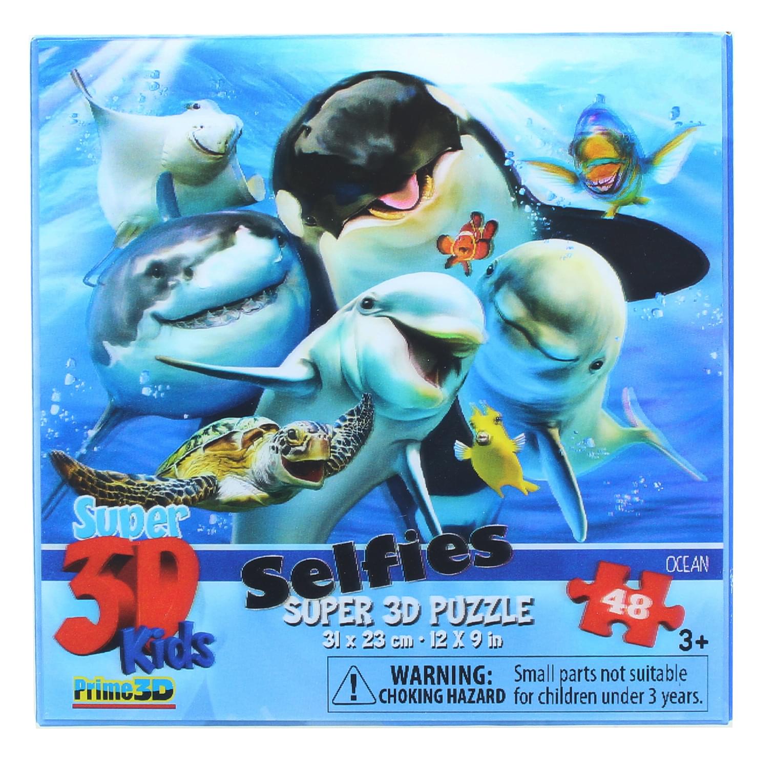 Ocean Selfie 48 Piece Super 3D Kids Jigsaw Puzzle