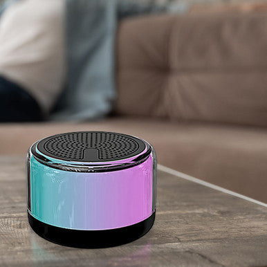 Mini LED Bluetooth Portable Speaker (2-Pack)