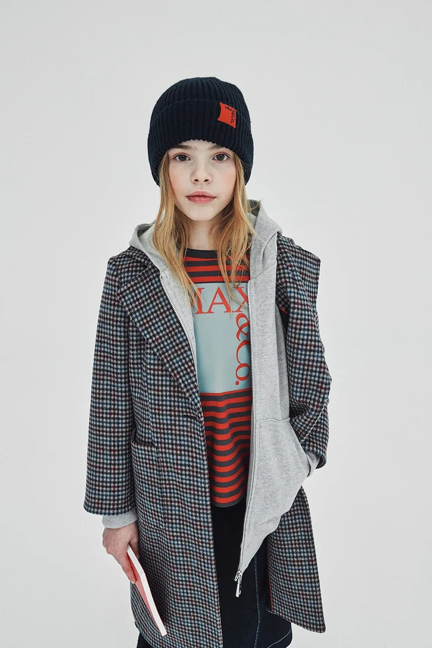 Plašč MAX&Co. MAXJ1F JACKET siva barva, MX0001