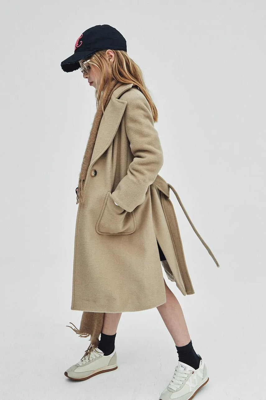 Dječji kaput MAX&Co. MAXJ1F JACKET boja: bež, MX0001