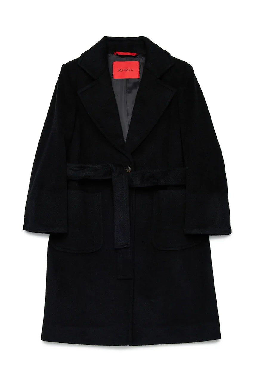 Dječji kaput MAX&Co. MAXJ1F JACKET boja: crna, MX0001