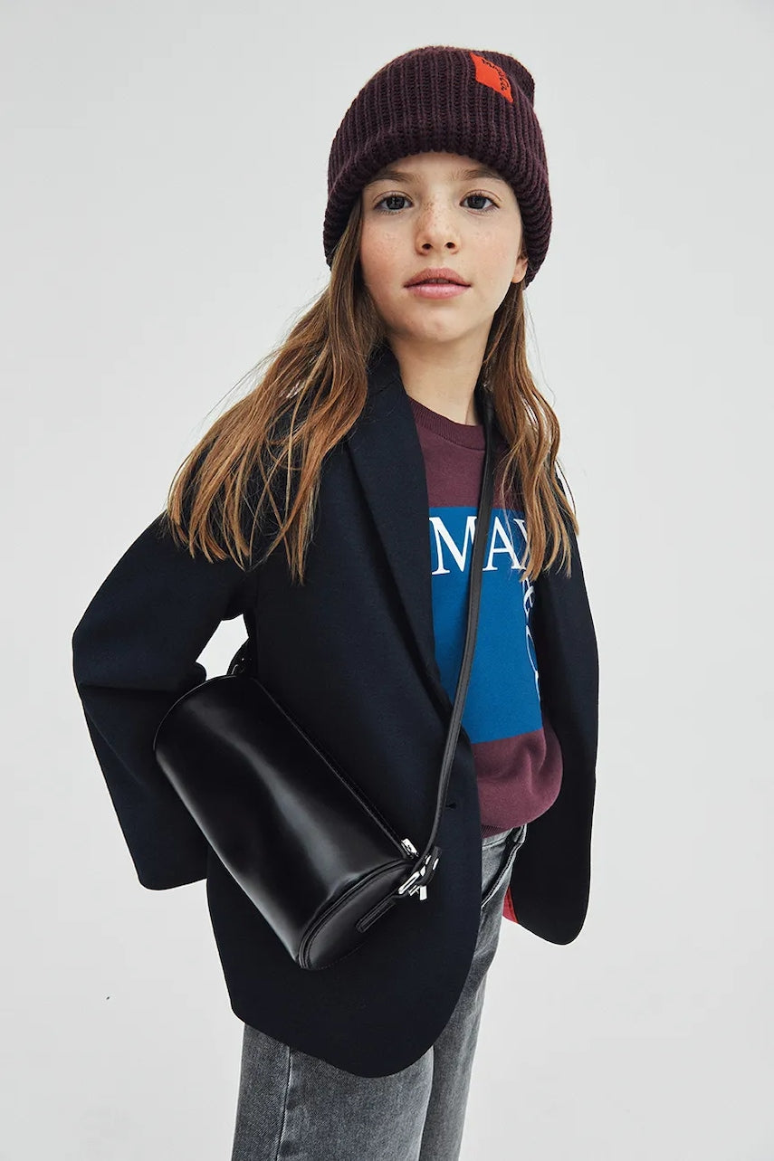 Suknjič MAX&Co. MAXJ47F JACKET mornarsko modra barva, MX0259