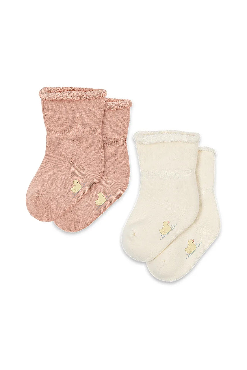Nogavice za dojenčka Fanga Fontana VICINO 2 PACK TERRY SOCKS 2-pack bež barva, FA100050