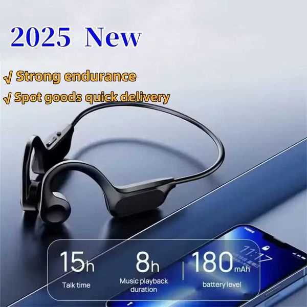 Cell Phone Earphones Real Bone Conduct Wireless Earphone Sport Bluetooth compatible earphones hands-free with microphone running X7 earphone