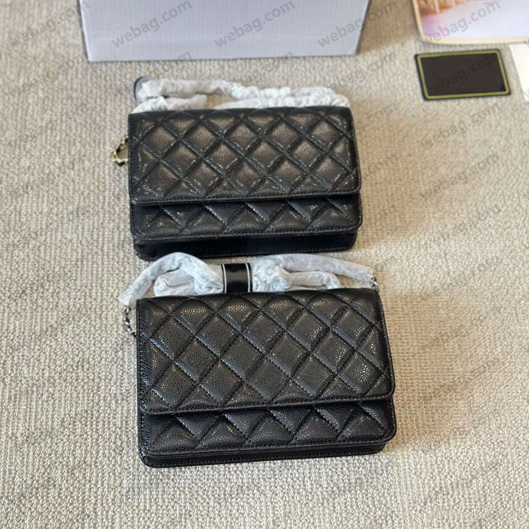 Classic Flap Shoulder Bags Designer Bags Lingerie Chain Bags Handbags Clutch Leather Crossbody Fashion Black Leather Purse Shoulder Bag