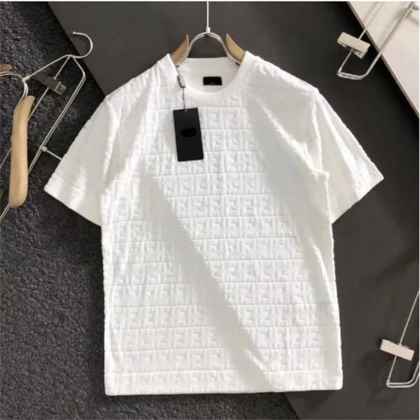 Mens Casual Polo Designer Shirt 3d Letter Jacquard Button T Shirts Men Women Business Tshirt Short Sleeved Tee Sweatshirt Cotton Pullover