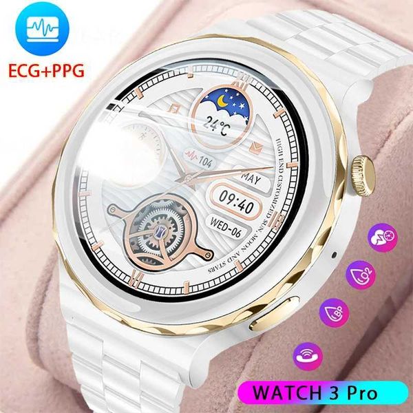 For GT3 Pro ECG+PPG Smart Watch Wen GPS Sport Fitness Watch IP68 Waterproof AI Vo Call AMOLED Smart Watch Z241227