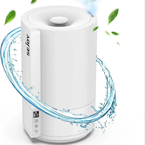 SEJOY Humidifiers for Bedroom Large Room Ultrasonic Air Humidifier Baby Plant 4L Top Fill Smart Constant Humidity 250206