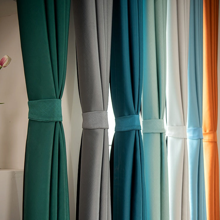 A737 80% Blackout Curtain For Bedroom Livingroom High Shading Curtain cortinas para ventanas