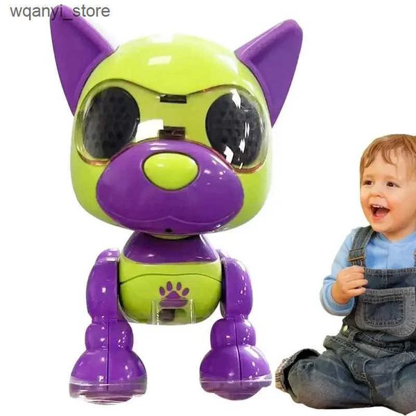 Electronics Robots Interactive RC Dog Robot Toy RC Mini Pet Dog Robot Simulator Intelligent Robot Dog with Touch Function Childrens Dance To