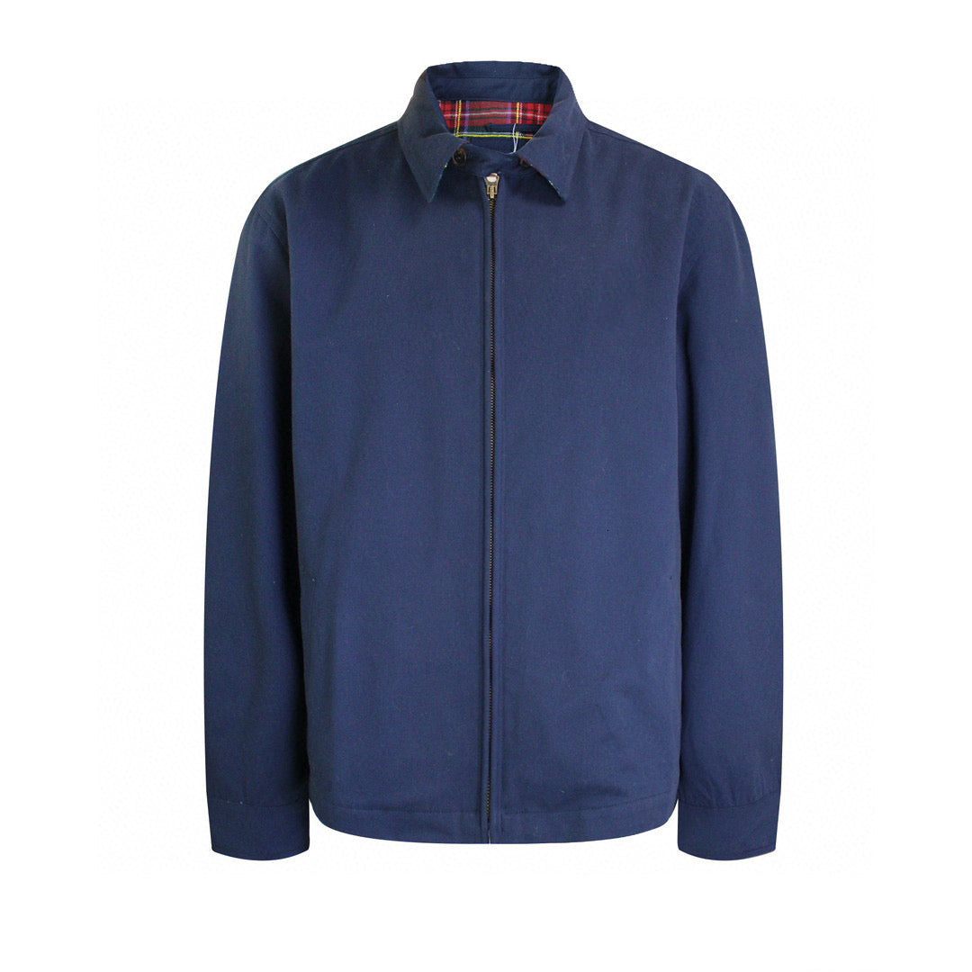 Men Fashion Jacket Small Horse Embroidery Streetwear Zip Up Outerwear Lightweight Classic Fit Khaki Lapel Coat Designer Inspired Vintage British Wor