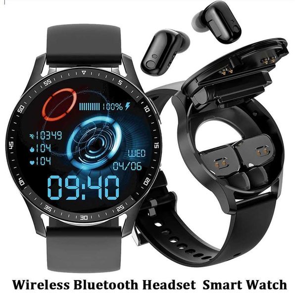 X7 2 in 1 Smart Watch With Earbuds Smartwatch TWS etooth Earphone Heart Rate Blood Pressure Monitor Sport Watch Fitness WatchXJ250108