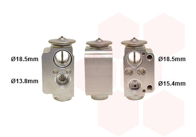 Expansion Valve, air conditioning VAN WEZEL 06001240