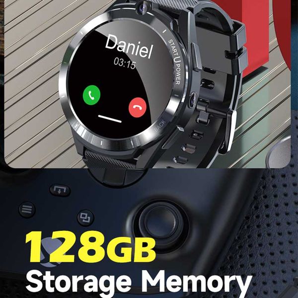 Android 2022 11 4g phone watch Dual Chip Smart Watch 6G RAM 128G Adults GPS 5G WiFi 8MP 2 Cameras Men Smartwatch Dual System