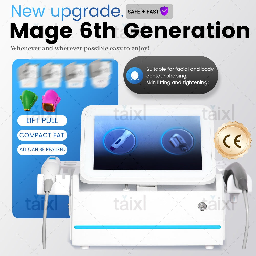 2025 New 6th Generation Magic Skin Beauty Device RF Therapy for Face Lifting Firming Contouring Shaping Skin Care Salon Home Use