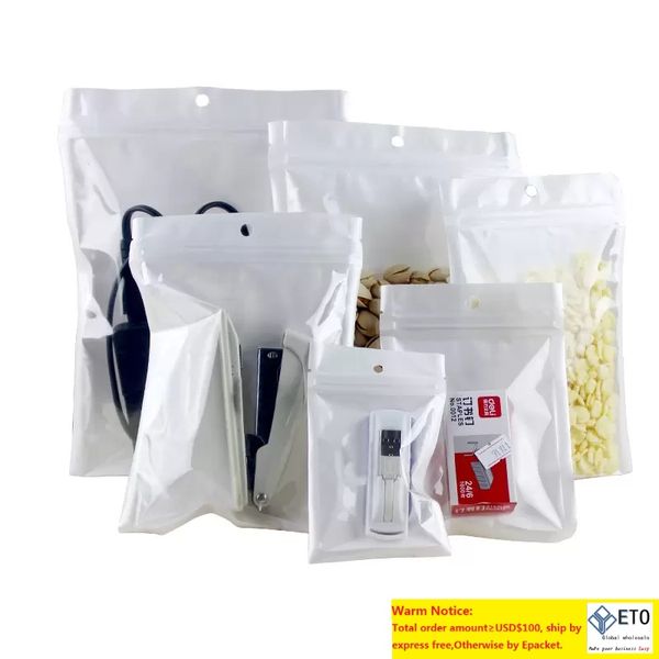 clear mylar plastic zip lock bags 100 pcs smell proof runtz cookies packaging poly self sealing baggies for mobile phone data line tea