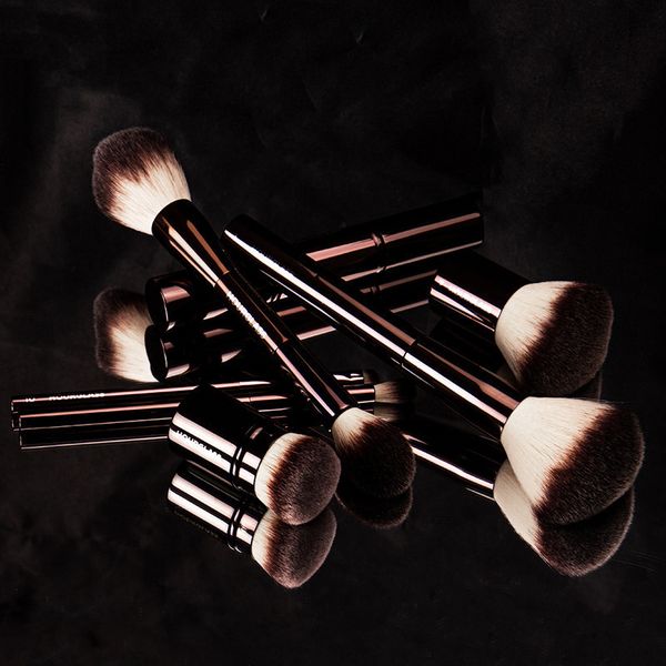Hourglass Makeup Brush Set Kit Include Powder Foundation Concealer Lip Blusher Bronzer Eyeshadow Eyeliner Highlight Brush i240621