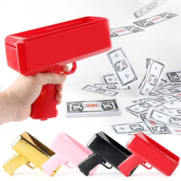 Novelty Games 1 Set Money Shooter Wedding Party Cash With Prop Celebration Spray Gun Birthday Bachelor Props 230509