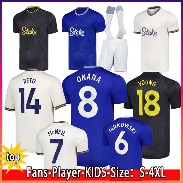 24 25 MANGALA KEANE soccer jerseys CALVERT LEWIN PATTERSON 2024 2025 HARRISON BRANTHWAITE Fans Sports Shirts EVer Tons men KIDS Player footb
