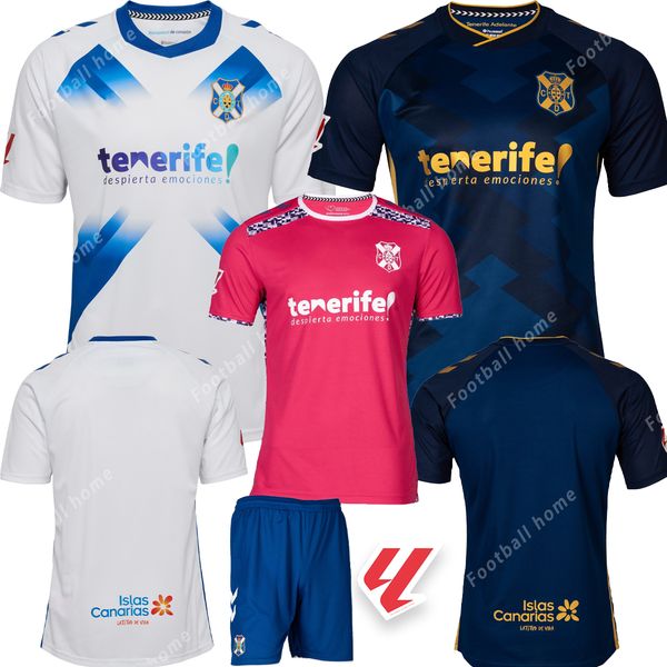 2024-25 CD Tenerife Mens Soccer Jerseys GALLEGO ZORRILLA MO DAUDA BUNUEL ROMERO SIPCIC MARTINEZ Home Away 3rd Football Shirt Uniforms