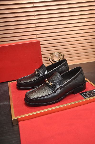 2023 Men Brand Slip On Wedding Party Dress Shoes Men&#039;s Fashion Breathable Casual Loafers Business Office Formal Oxfords Size 38-45