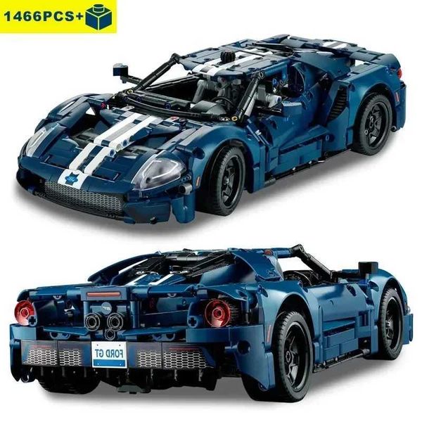588Pcs Ci Racing Car Model Building Blocks 1 18 DIY Scale Classic Speed Champion Vehicle Model Bricks Toy For Childrens Gifts Z250122