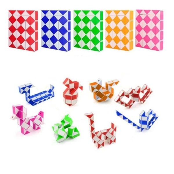 Magic Cubes Moyu Meilong Cubing Classroom 48 Snake Speed Cubes Twist Magic Puzzle For s Party Favours Colorful Educational Toys S2412192