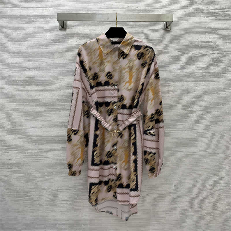 Elegant Vintage Designer Dress Waist Belt Long Sleeve A-Line Women Dresses Luxury Club Party Gowns Beach Wedding Guest Formal Evening Wear Summer Ou