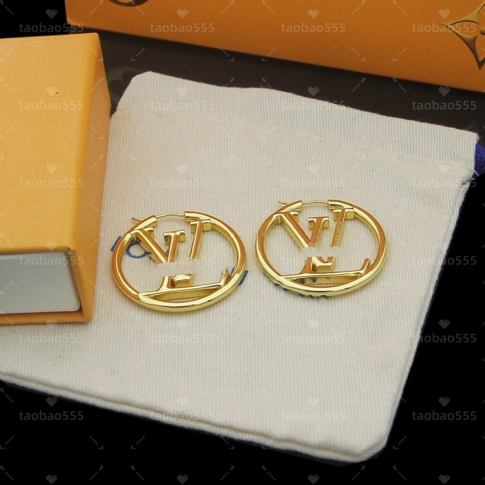 designer Earrings For Women Pearl Jewellery Luxury Stud Gold Earring For Girls With Original Box a6VD#