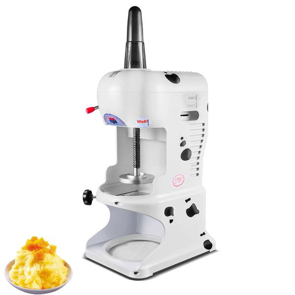 Ice Shaver Electric Block Ice Crusher Ice Sand Slush Maker Snowflake Smoothie Slushies Shaving Machine