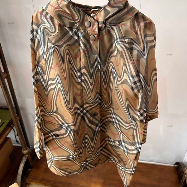 Brand baby jacket Long sleeved toddler coat Size 100-160 kids designer clothes Multi color plaid printing child Outerwear