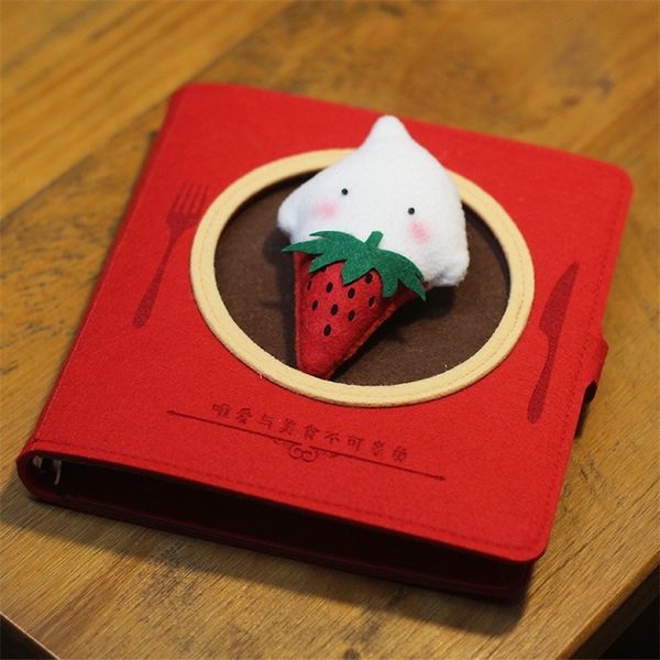 Notepads Food stationery diary notebook loose-leaf account wholesale 220914