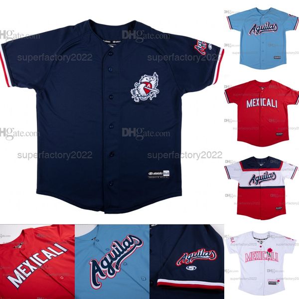 Custom 2024 Mexicali Jersey - 100% Stitched Baseball Jersey Polyester Breathable Anti-Shrink Anti-Pilling Red Black Navy White Sizes S-XXXL
