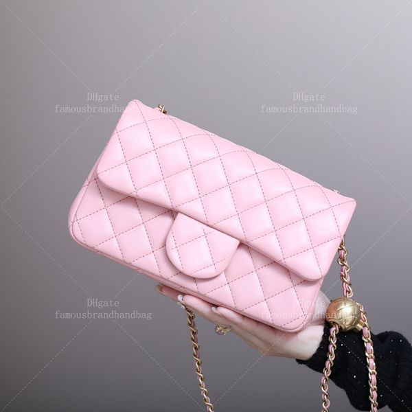 Designer Bag For Women Handbag 20CM Crossbody Bag 20A Mirror Quality Shoulder Bag Lambskin Flap Bag With Box 24C02C
