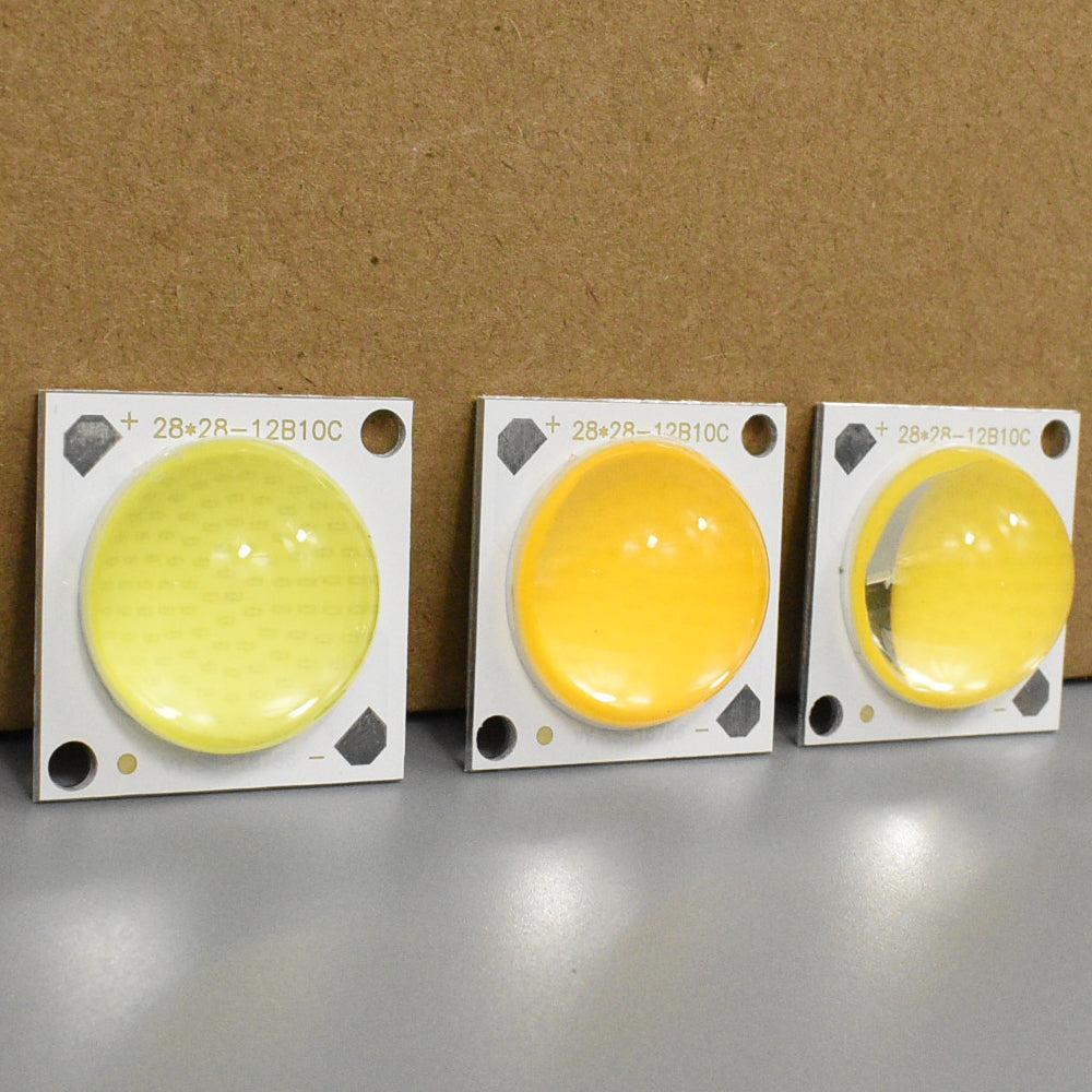 Aluminum Circuit Board 28x28mm Light Beads 50W LED Flip Chip COB 1500mA 30-34V 10S12P Light Source Module for Outdoor Lighting 70RA