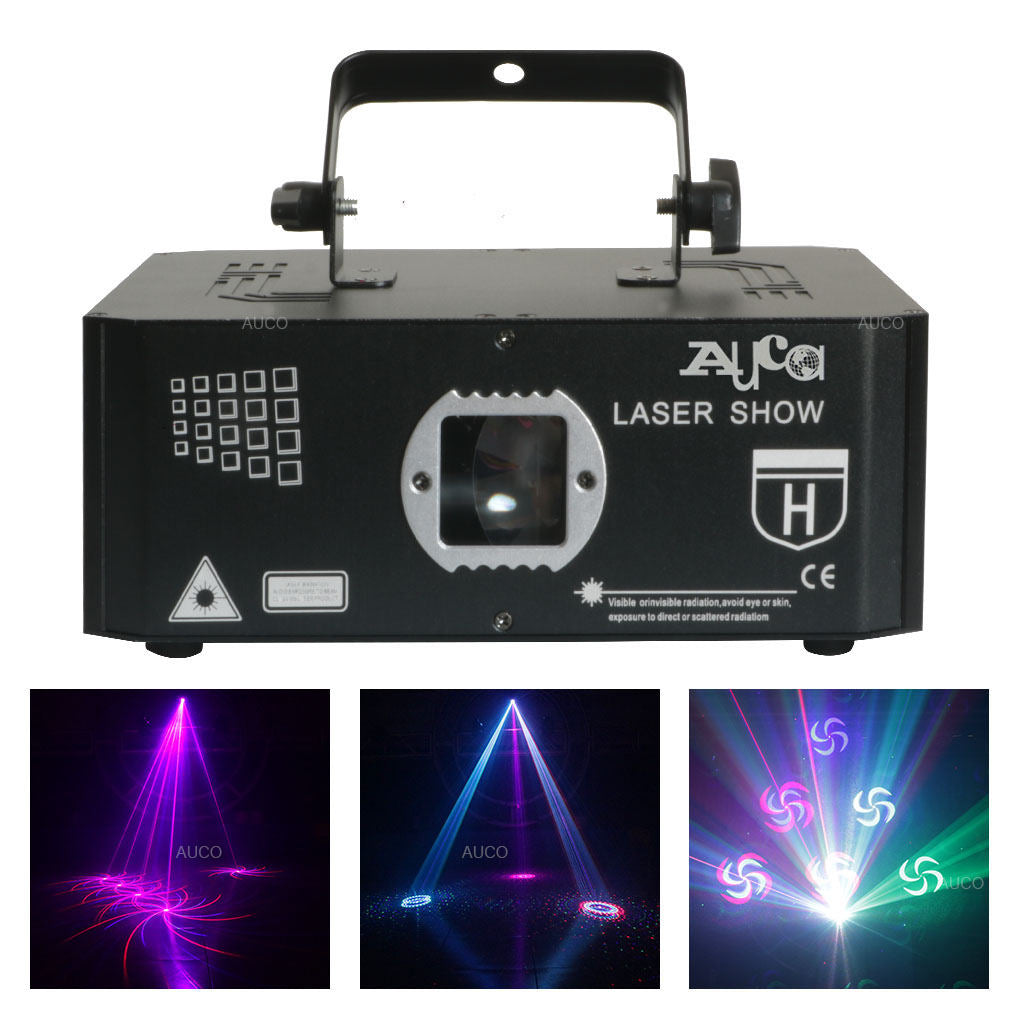 500mW DMX512 3D Animation Projector RGB Laser Music Scanner Lights For Disco Party DJ Stage Effect Lighting Sound Auto 10 IN 1 HZG-K3