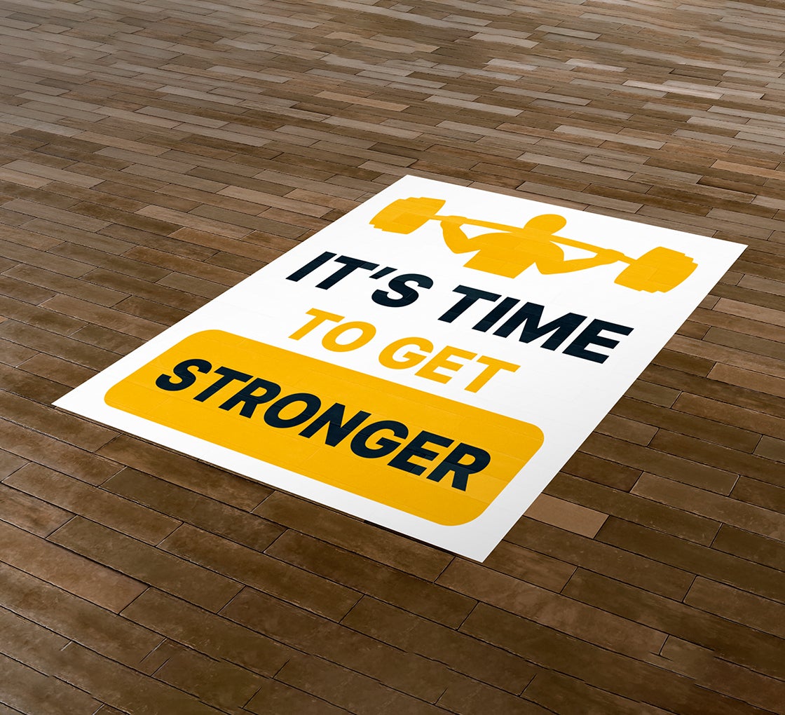 Floor Stickers And Decals From Bannerbuzz Uk-Floor Stickers And Decals - Custom Vinyl Tile Graphics