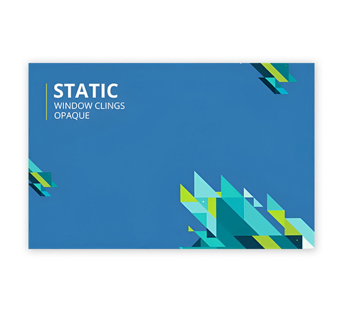 Print Your Own Static Cling -Customize Your Own Clear Window Decal By bBnnerbuzz