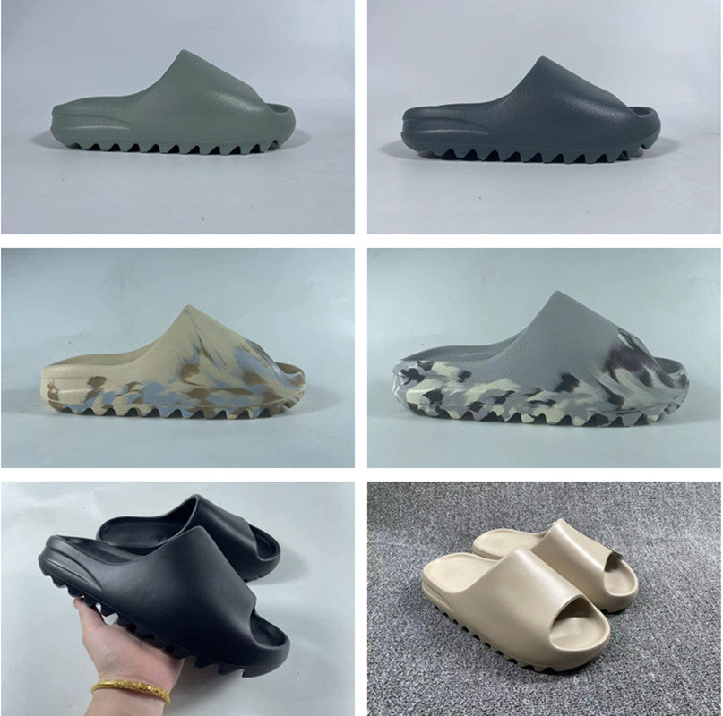 Big Size 15 Foam Runner Salt Slate Marine Slippers Shoes Sandals Designer Slides Trainers Sliders Sliders Slider Mens Dhgate Fashion Shoe with Box B