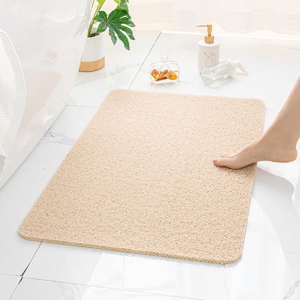 Bathroom Non-slip Floor Mat Shower Room Bath Foot Mat Wire Ring Toilet Toilet Waterproof